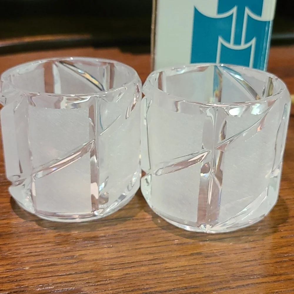 Partylite NIB Counterpoint Pair Votive Candle Holders - Picture 6 of 11